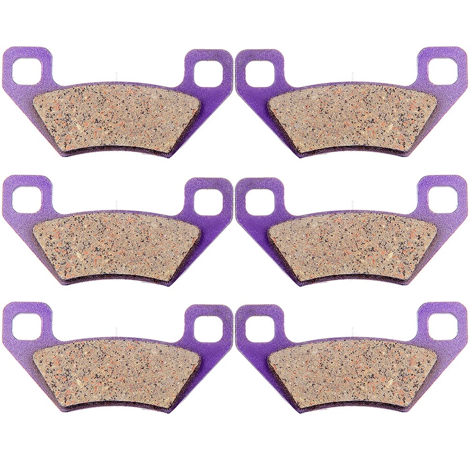 Pastillas de freno delanteras traseras de fibra de carbono para 2007 2008 2009 ARCTIC CAT XT 650 Prowler Foto 1 de 1