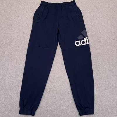 NUEVO Pantalones deportivos Adidas Essentials con logotipo lineal para hombre pequeños azules BK7410 Foto 1 de 4