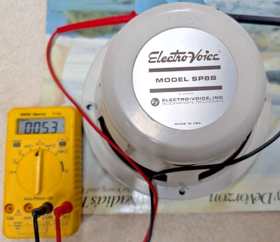 Altavoz Electro-Voice (EV) SP8B 8" #1 Foto 1 de 4