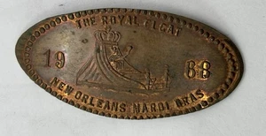 The Royal Float - New Orleans Mardi Gras. - 1968 - Elongated - Picture 1 of 2