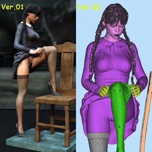 WAdnAsday EdEms 3D Print Garage Kit Figure Model Kit Unpainted Unassembled GK - Picture 1 of 3