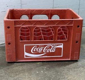 VINTAGE Coca Cola Plastic Crate 24 Glass Bottles Honduras Coke 18”x 12.5”x 10.5” - Picture 1 of 10