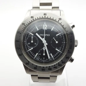 Reloj Pulsera INCIPIO 11 Movimiento Suizo ETA Automático Cronógrafo 2000 - Imagen 1 de 18