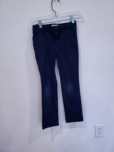 CHEROKEE Girls SIZE 7 Skinny Blue Wash Jeans Adjustable Waist - Picture 1 of 3