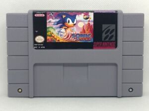 Sonic the Hedgehog (ROM Hack) SNES Super Nintendo, NTSC Game Cart