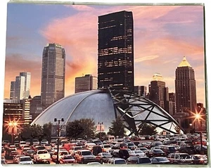 Mellon Arena Evento Final Pittsburgh City Skyline Atardecer Imagen ARTE DE PARED DE LIENZO - Imagen 1 de 2