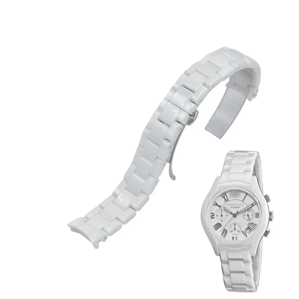 AR1404 White Ceramic Bracelet 18mm For Emporio Armani - Image 1 of 4