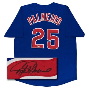 Rafael Palmeiro Signed Jersey (Beckett) Chicago Cubs Custom Blue Baseball MLB - Picture 1 of 6