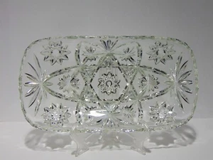 Anchor Hocking Early American Prescut Star Of David Rectangular Serving Dish - Picture 1 of 3
