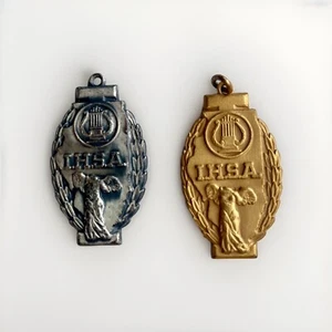 Juego de dos medallas de colección IL IHSA State Band Vocal Premio a la Excelencia Superior - Imagen 1 de 6