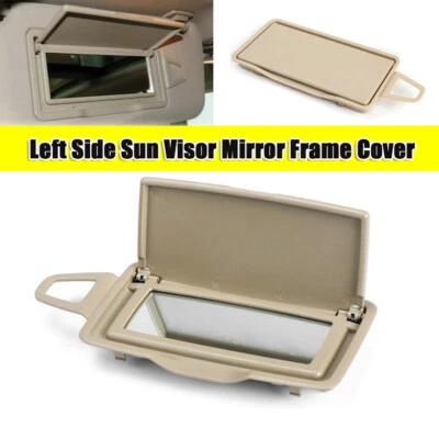 For Mercedes Benz E Class W212 W218 Beige Left Side Sun Visor Mirror Frame Cover - Image 1 of 4
