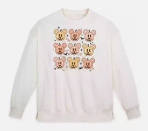Mickey Mouse Jack-o'-Lantern Halloween Pullover Sweatshirt for Women NWT (XL) - Picture 1 of 4