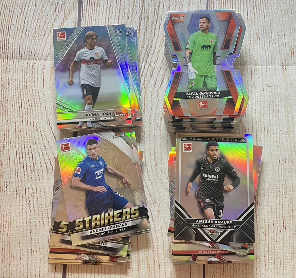 2021-22 Topps Finest Bundesliga Inserts Goalkeepers Strikers Touch 50% off 4+ - Image 1 of 1