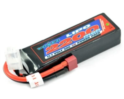 Voltz Batteria LiPo 3S 11,1V 2200mAh 30C Deans VZ0422003S modellismo - Immagine 1 di 4