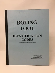 BOEING Tool Identification Codes M31-02 Engineering Manual 2000 Reference Only - Imagen 1 de 2