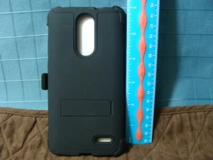 New Cricket Wireless ZTE Grand X 4 Kickstand Shield/Holster Combo Belt Clip Blac - Picture 1 of 4