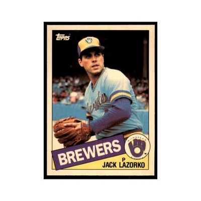 Jack Lazorko 1985 Topps Tiffany #317 Baseball Cards Baseball Card NM - Image 1 of 3