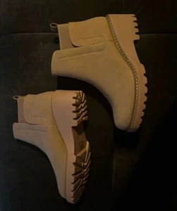 Beige Stiefletten Gr41/42 - Imagen 1 de 5