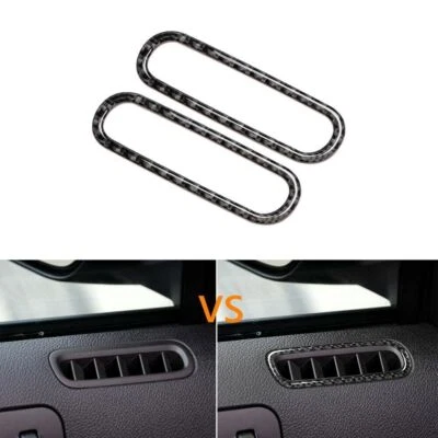 Carbon Fiber Door Air Condition Panel Frame Decals  For Ford Mustang 2009-2013  - Изображение 1 из 4