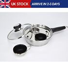 2 Cups Egg Poacher Pan - Stainless Steel Poached Egg Cooker ? Perfect Poached Eg