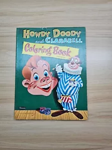 VINTAGE HOWDY DOODY & CLARABELL COLORING BOOK - WHITMAN - Picture 1 of 5