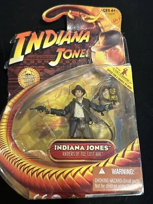 Hasbro Indiana Jones Figure INDY Raiders of Lost Ark 3.75" W/Idol (No Packaging) - Image 1 of 4