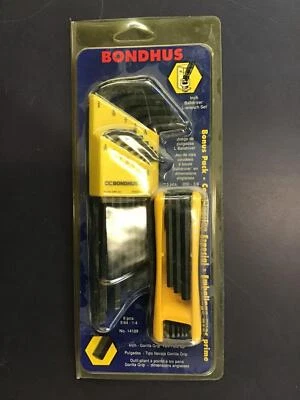 Bondhus 14189 Bonus Pack - Balldriver L-wrench Set 10937 & Gorilla Grip Fold-up - Image 1 of 2
