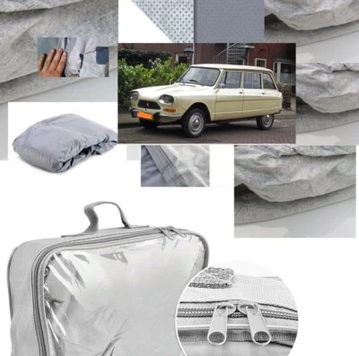 TELO COPRIAUTO TELATO FELPATO PER CITROEN AMI 8 ANNO 1972 IMPERMEABILE ANTIGRAND - Immagine 1 di 4