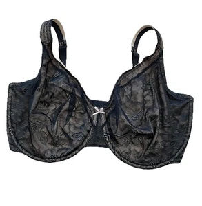 Reggiseno donna Cacique moderno rivestito in pizzo UL FC ferretto taglia 38l nero beige - Foto 1 di 11