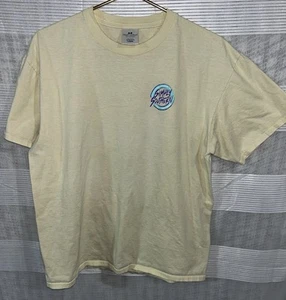 Simply Southern Palm Trees Yellow T-Shirt Women’s size Large - Picture 1 of 5