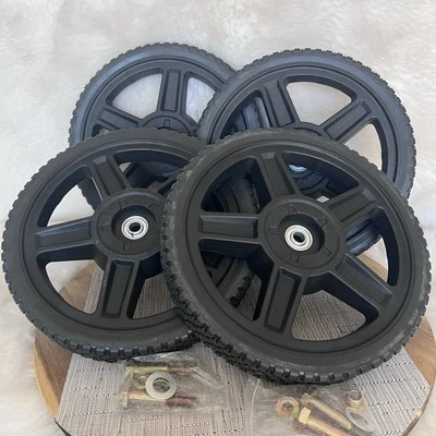 Ruote per rasaerba CheeMuii 12 pollici confezione da 4 12" spinta 12 pollici - Immagine 1 di 4