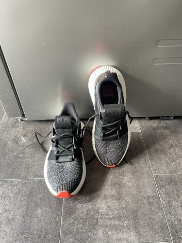 Adidas Originals Scarpe da Ginnastica Uomo Ragazzo Prophere UK 6 Nero Bianco Rosso Solare CQ3022