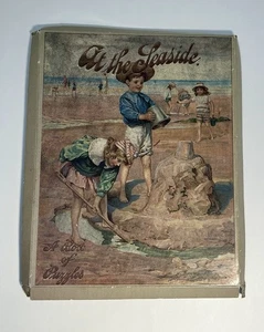 Antikes viktorianisches Holzpuzzle mit Originalkarton 2er Set - Bild 1 von 14