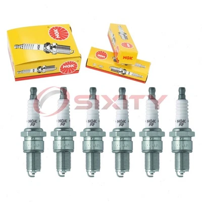 6 bujías estándar NGK para Dodge Shadow 1992-1994 3,0 L V6 - motor tq Foto 1 de 4