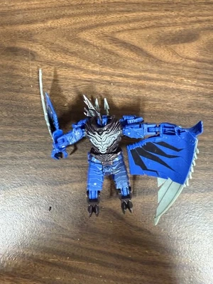 Figura Transformers Era de la Extinción Strafe Spin Attack Suelta 2014 Azul A26 Foto 1 de 2