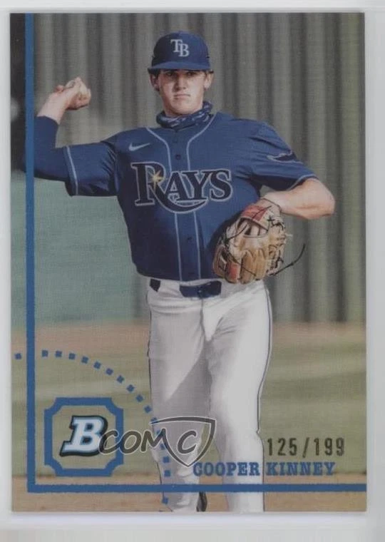2022 Bowman Heritage Chrome Prospects Refractor /199 Cooper Kinney #BHPC-80 - Image 1 of 2