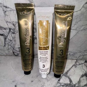 Loreal Paris Superior Preference #3 Color and Shine Conditioner Lot (3) Tubes - Picture 1 of 1