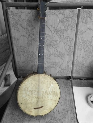 Vintage 1920's Slingerland Tenor Banjo - Project - Image 1 of 4