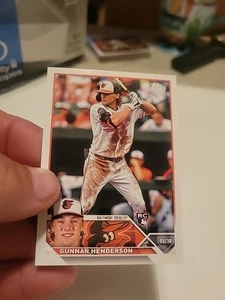 2023 Topps Series 1 Team Set Gunner Henderson RC Orioles Variation #BAL-11 - Picture 1 of 6