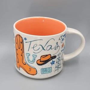 Taza de café Starbucks Texas The Lone Star State Been There Series 14 oz - Imagen 1 de 7