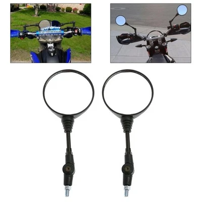 Universal   10mm Rearview Side Mirrors Fit For Kawasaki KLX250R 1993-1996 Foto 1 de 4