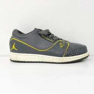 Nike Boys Air Jordan 1 Flight 2 654952-070 Gray Basketball Shoes Sneakers 7Y W - Picture 1 of 12