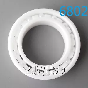 6802 Full Ceramic Zirconia Oxide Bearing ZrO2 15x 24x 5mm 61802 Self-lubricating - Picture 1 of 1