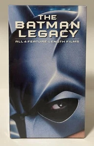 Batman Legacy 4 VHS Box Set New And Sealed, Batman, Returns, Forever, & Robin - Picture 1 of 5