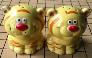Vintage Holt Howard HH Tiger Salz Pfefferstreuer JAPAN nicht perfekt süß skurril - Bild 1 von 14
