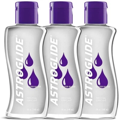 PAQUETE DE 3 líquidos Astroglide de 5 oz, con TONELADAS DE MUESTRAS GRATIS caducado 2025 ¡ENVÍO GRATUITO! Foto 1 de 4