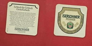 Iserlohner Pilsener – Schluck für Schluck Brauerei Bierdeckel Coaster Beermat - Picture 1 of 1