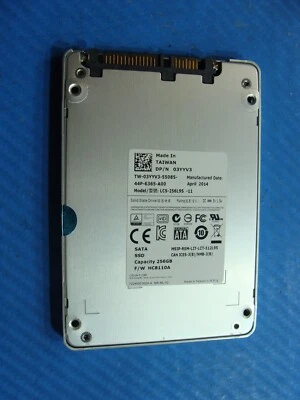 Dell M4800 LITE-ON 256GB SATA 2.5" SSD Solid State Drive LCS-256L9S-11 3YYV3 - Image 1 of 2
