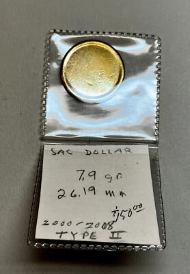 Sacagawea Dollar Blank Planchet Mint Error  - Image 1 of 4