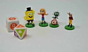 2006 NICKOLODEAN Scene It? The DVD Game Replacement Figures and Dice - KB13
